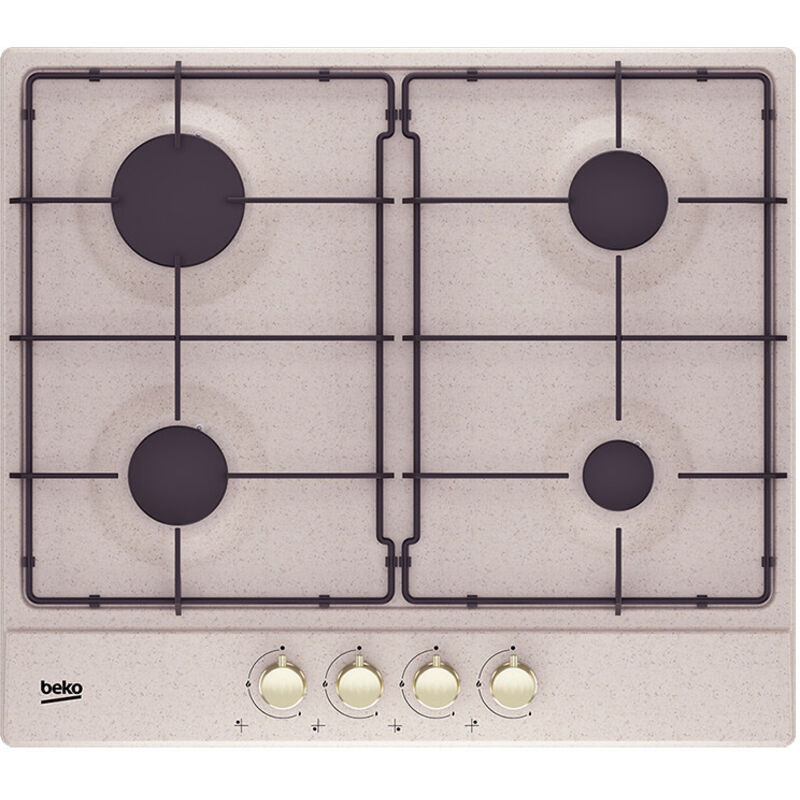 Beko HIAG 64224 SAVR: 60 cm Gas Piano Cottura da Incasso ( 4 Bruciatori a Gas )