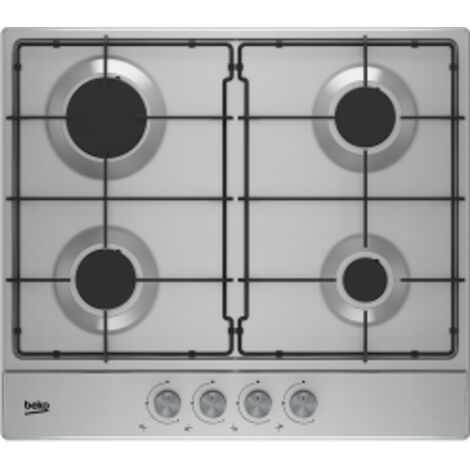 Beko HIAW 64223 SX Piano cottura a gas cm 60 inox 4 bruciatori
