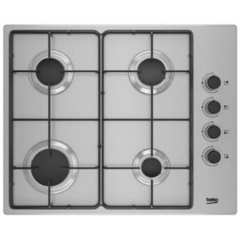 Beko HIGG 64103 SX plaque gaz acier inoxydable 60 cm