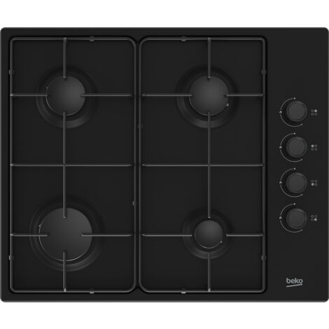 Beko HIGG 64123 SB. Colore del prodotto: Nero, Posizionamento dell'apparecchio: Da incasso, Dimensione della larghezza del piano cottura: 60 cm. Bruciatore piccolo: 1000 W, Bruciatore... - HIGG64123SB