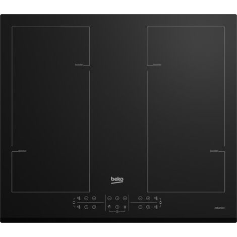 Beko HII64206F2MT: Piano a Induzione, 4 Zone con 2 Sezioni IndyFlex, 60 cm. Colore del prodotto: Nero, Posizionamento dell'apparecchio: Da incasso, Dimensione della larghezza del piano cottura: 60 ...