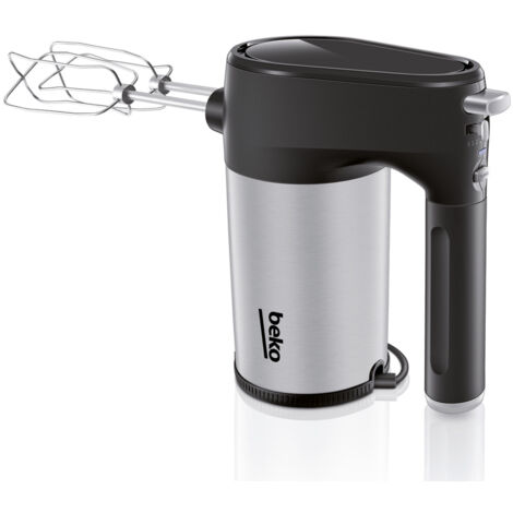 Beko HMM7350X Sbattitore Manuale 350W 5 Velocità Nero e Acciaio Inox con Turbo