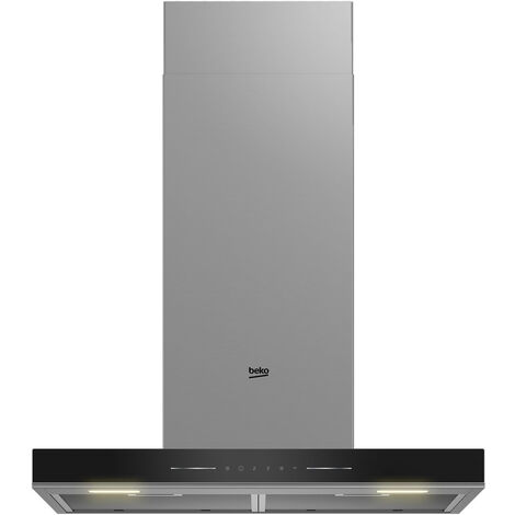 Beko – Hotte décorative murale 598mm – Moteur 710 m³/h – Classe A – Écran LED tactile – Filtre métal lavable – BHCB66641BBHS