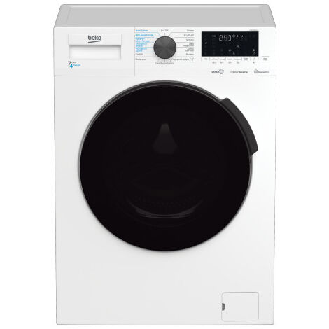 Beko HTE7726XA-IT lavasciuga Libera installazione Caricamento frontale Bianco D