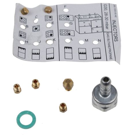 Beko - kit di iniettori butano - gm15120dxpr - 4431300022 - 8053190930796