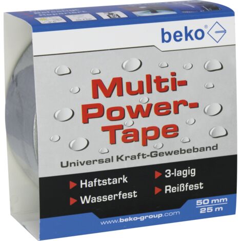 BEKO Kraft-Gewebeband Multi-Power-Tape 50mmx25M schwarz