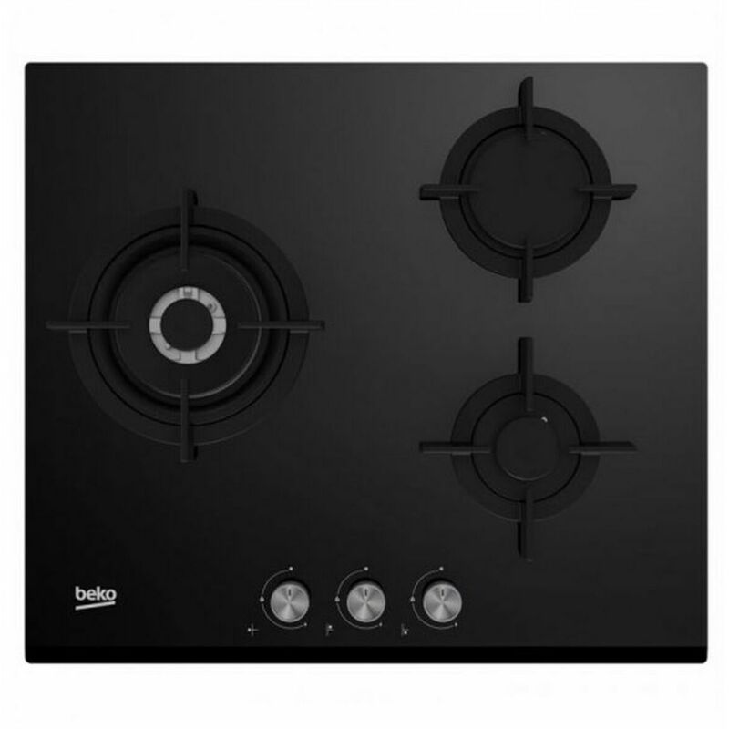 

Placa de Gas HISW6322SO 60 cm (3 Fogones) - Beko