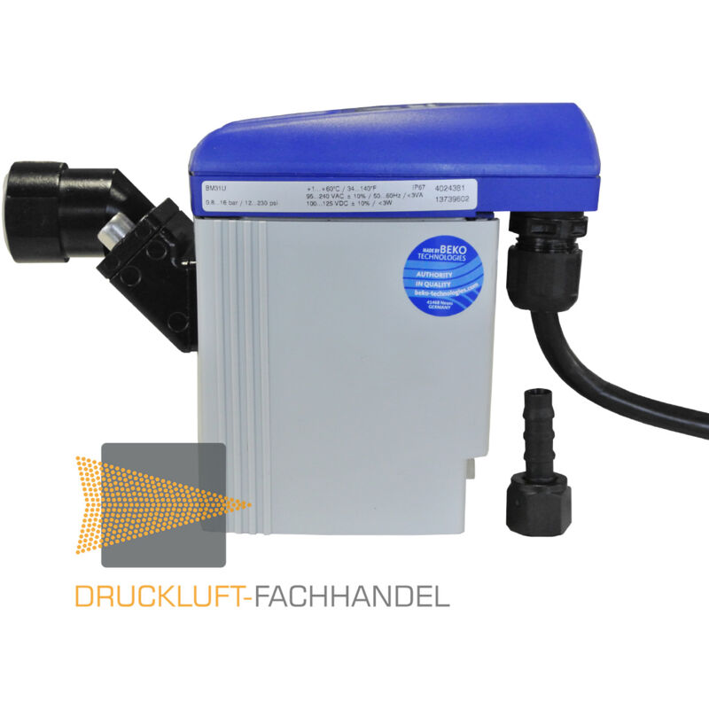 Beko Purgeur de condensat bekomat 31 u jusqu'à 2,5 m³/min de capacité de compresseur avec câble de raccordement 4033054