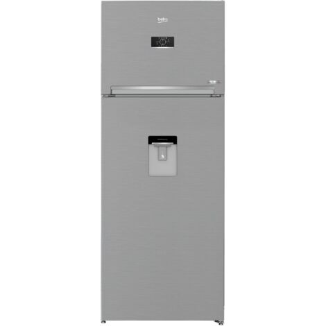 Beko RDNE455E40DXBN frigorifero con congelatore Libera installazione 406 L E Argento
