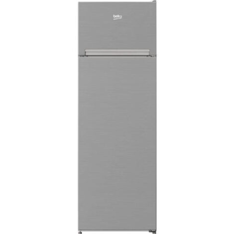 Beko – Réfrigérateur double porte 250L – Dimensions 160,6 x 54 x 57,4 cm – Froid statique MinFrost – Classe E – Organisation optimale - RDSA280K40SN