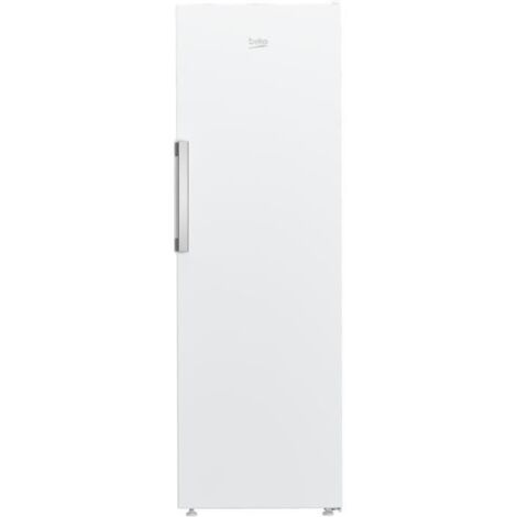 Beko – Réfrigérateur monoporte 365L – Froid ventilé AeroFlow – 186,5 x 59,7 x 70,9 cm – Classe E – 35 dB – 6 clayettes en verre ajustables - B1RMLNE444W