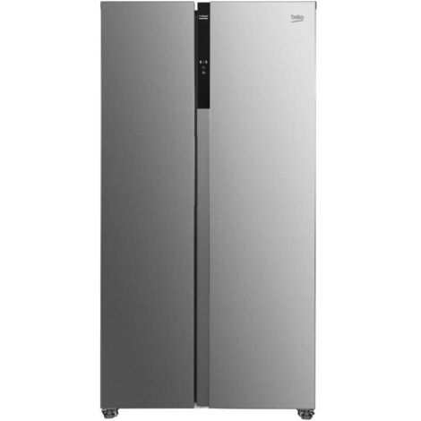 Beko – Réfrigérateur américain 532L GNO5323XPN – Froid ventilé NeoFrost – Classe D – 39 dB – 2 tiroirs et 2 bacs à légumes