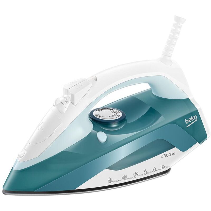 Beko - SIM4123T Ferro a vapore Ceramica 2300 w Verde, Bianco