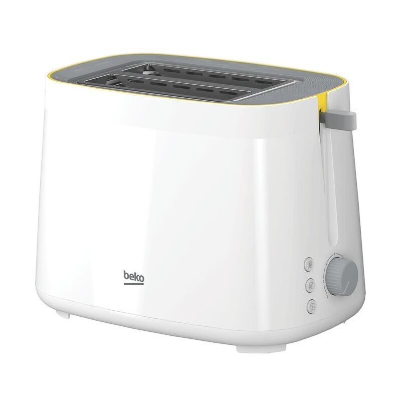 Image of Beko TAM 4220 W Tostapane compatto con funzione scongelamento 2 slot luce di funzionamento bianco 800 W