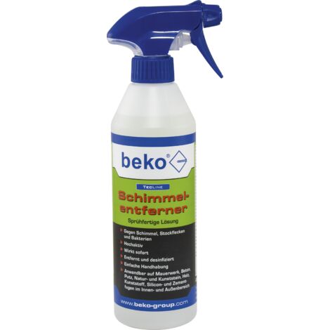 beko TecLine Schimmelentferner 500 ml Flasche inkl. Sprühkopf 299 9 500