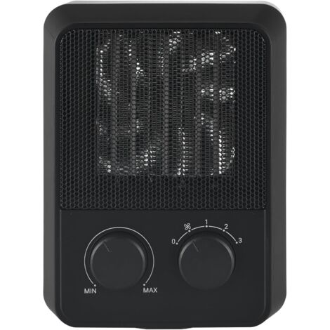 BEKO Termoventilatore da tavolo RHP5320B, 2000W, 4 Velocità, Nero