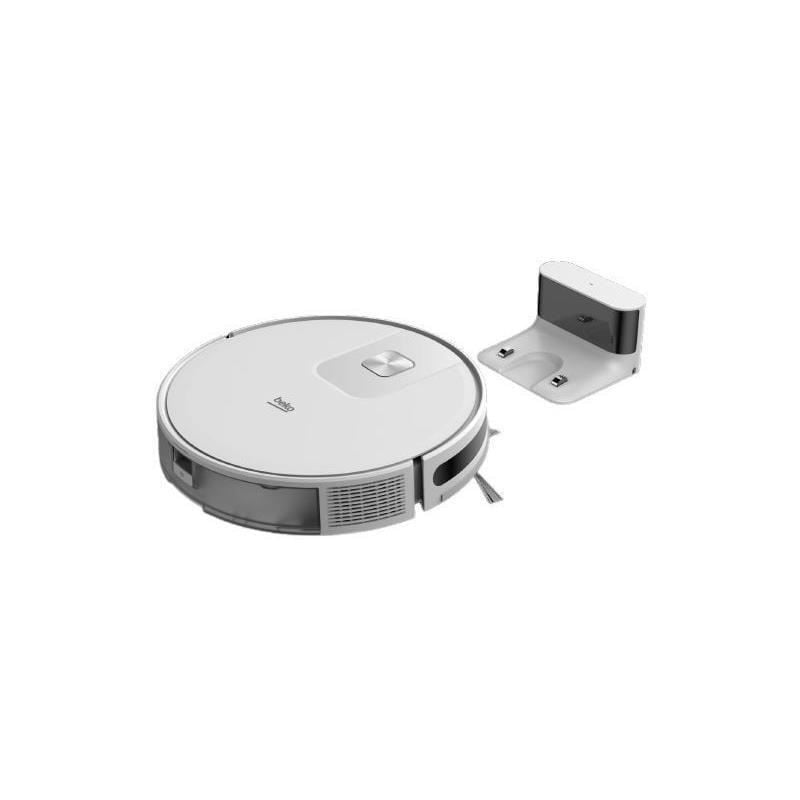 Beko - VRR60314VW - Aspirateur Robot Laveur 2 en 1 Connecté - Autonomie 150 minutes - 2000 pa - Blanc