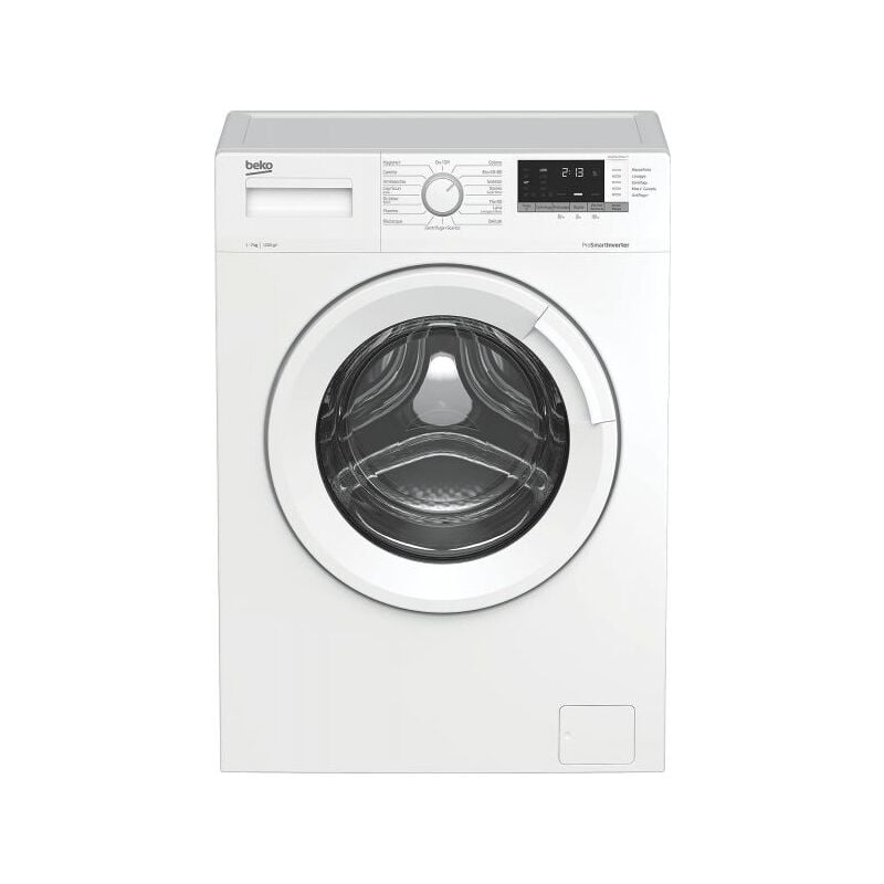 Image of Beko - wux71232wi-it lavatrice 7kg classe d, 1200 giri motore inverter 15 programmi bianco, 60 x 49 x h.84,5 cm