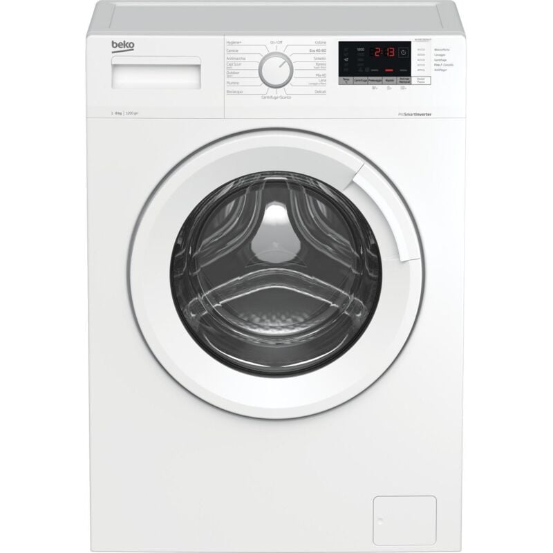 Beko WUX81282WI/IT: Lavatrice 8kg, Classe A, 1200giri
