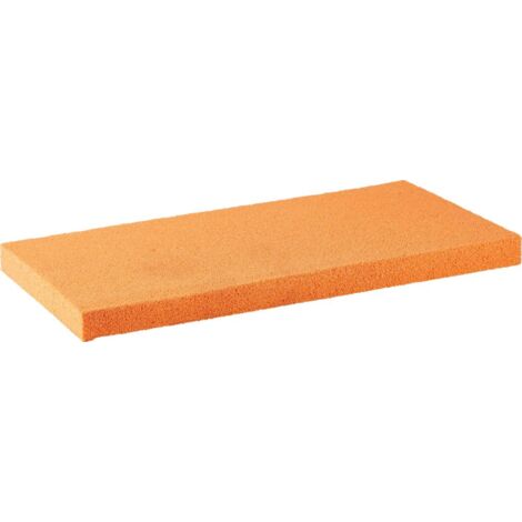 Belag für Kunststoff-Reibebrett Schwammgummi fein 280 x 140 mm x 20 mm
