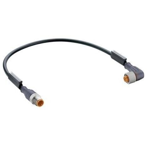 Belden 29631-1 Connettore confezionato per sensore o attuatore M12 Spina dritta, Presa angolata 30.00 cm Numero di poli