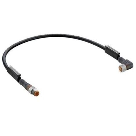 Belden Connettore M8 nero in policarbonato cavo 2m