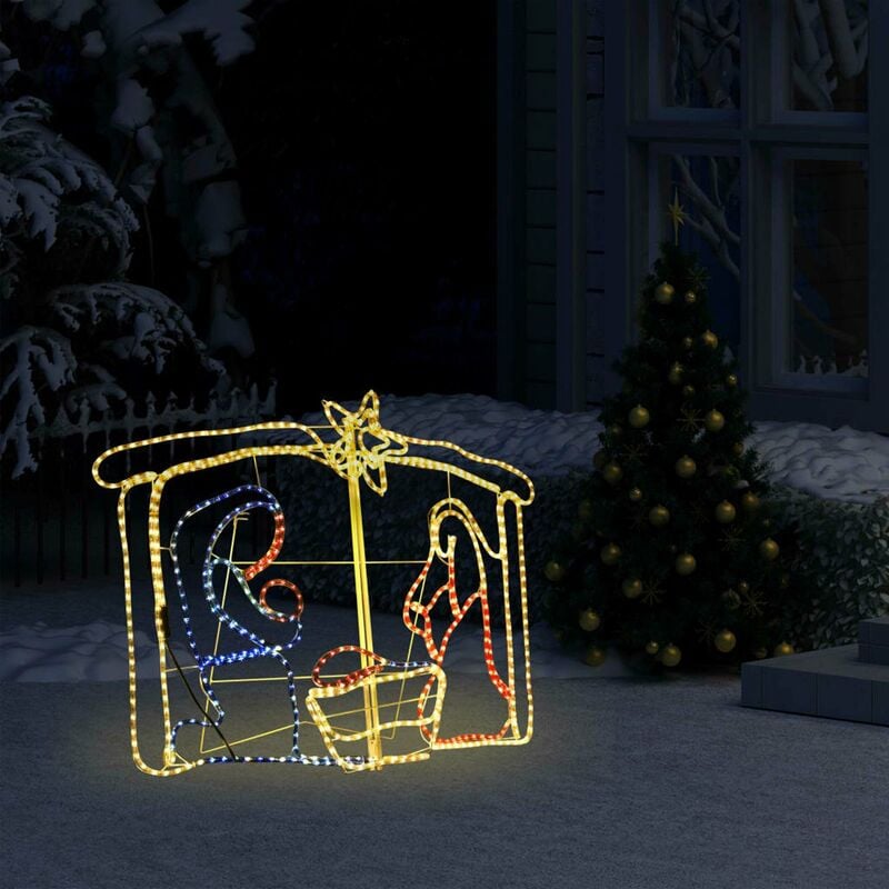 

Happyshopping - Belen decoracion navidena 240 LED 116x41x87 cm