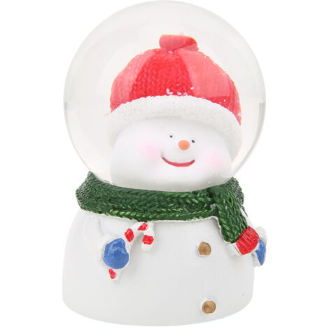 Beleuchtete Schneemann-Weihnachtskugel – LED-Geschenk-Tischdekoration
