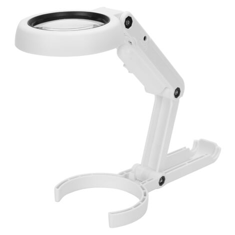 Beleuchtete USB-Lupe mit 5-facher/11-facher Vergrößerung und 8 LEDs zum Lesen und für präzises Arbeiten