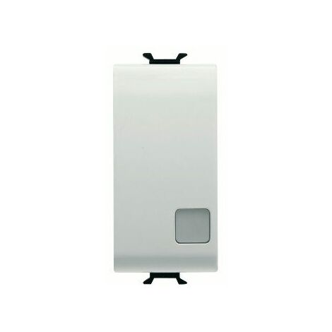 Beleuchteter einpoliger Schalter 250V AC 16AX 1M Gloss White Chorusmart