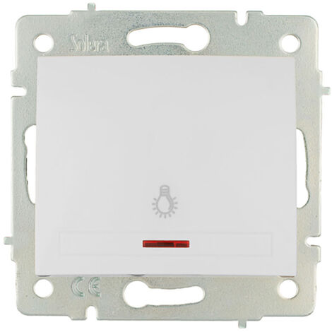 Beleuchteter Lichttaster 10A 250V  E3/42909 Solera