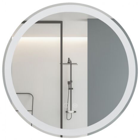 Beleuchteter runder LED-Spiegel mit Antibeschlagsystem für das Badezimmer Durchmesser 60 cm