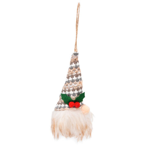 Beleuchteter Weihnachtsbaum-Anhänger – Strahlende, gesichtslose Dekoration für die Feiertage