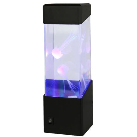 Beleuchtetes Quallen-Aquarium mit wechselnden LEDs – Moderne Aquariendekoration