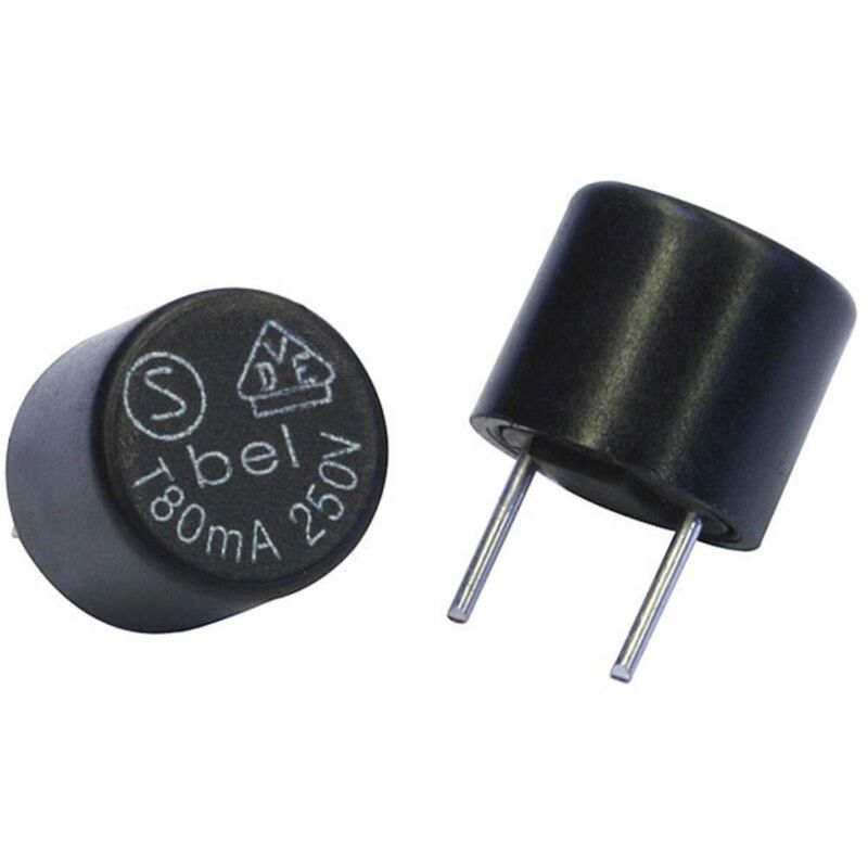 Belfuse MRT 1.6-BULK BEL Fuse Sicherung träge radial 1,6 A Fusibile Sub miniatura THT 1.6 A 250.0 V Ritardato 100 pz. T