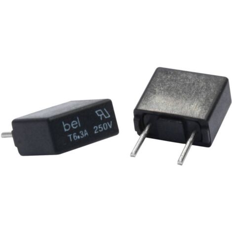 Belfuse RST 125-BULK BEL Fuse Sicherung träge radial 125 mA Fusibile Sub miniatura THT 125.0 mA 250.0 V Ritardato 100 p