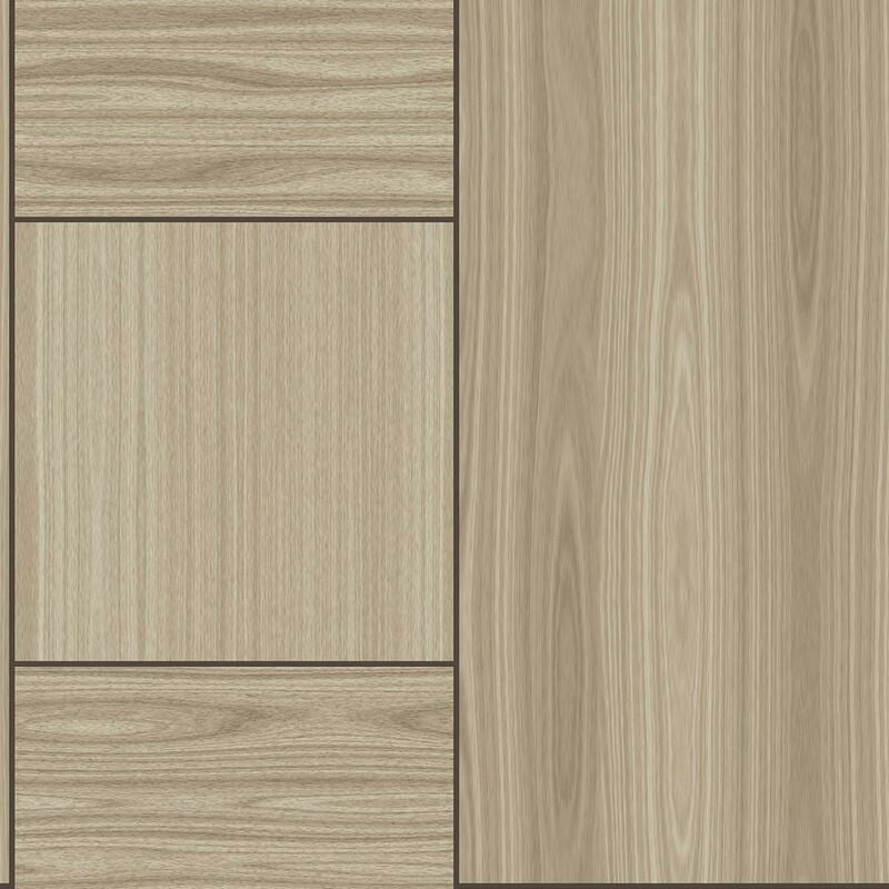 Belgravia Wood Panel Light Oak Brown Wallpaper Luxury Modern Contemporary