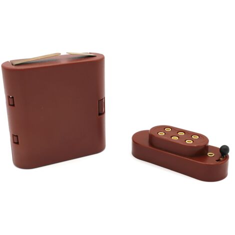 BELI-BECO Set da 5430 e 63 Sch – Scatola batteria per 3 batterie AA con tappo della batteria – 4,5 V con 3 possibilità di inserimento per illuminazione presepe o case delle bambole – 8 mm di distanza