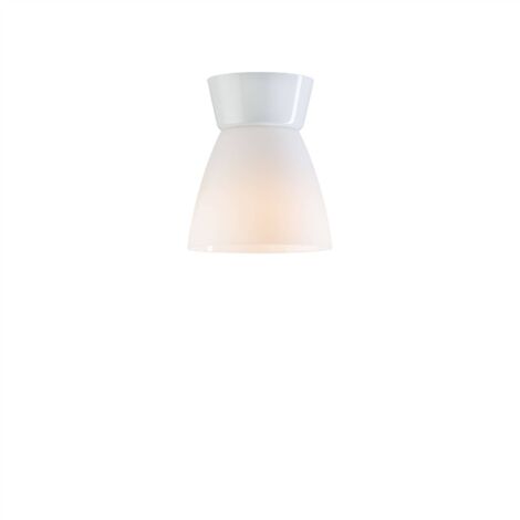Belid Bizzo - Plafonnier encastré à 1 lumière, blanc brillant, E27
