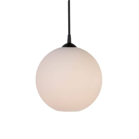 Belid Capo - Suspension à 1 ampoule Globe, structure noire, E27