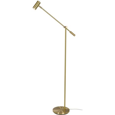 Belid Cato - Lampadaire à 1 lumière en laiton poli
