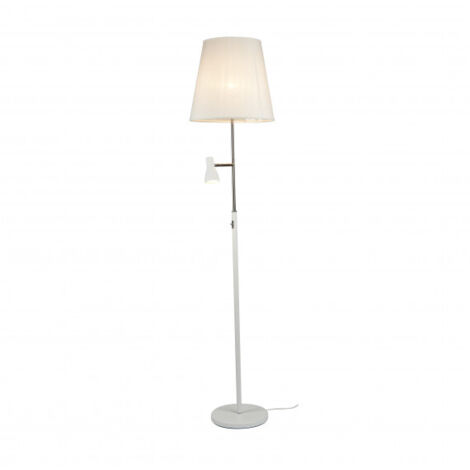 Belid Costello - Lampadaire à 2 lampes blanc mat, E27