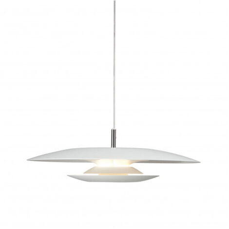 Belid Eclipse - Luminaire suspendu à 1 ampoule LED blanc mat, G9