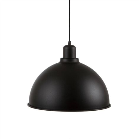 Belid Magnum - Suspension de plafond à 1 ampoule dôme structure noire, E27