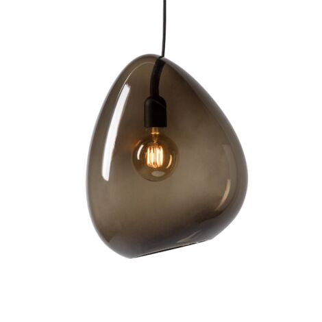 Belid Ocean - Pendentif à 1 ampoule au fini verre, E27