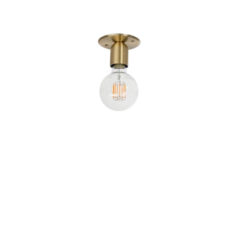 Regal - Plafoniera Globo Filo 1 Luce Ottone Laccato, E27 - Belid