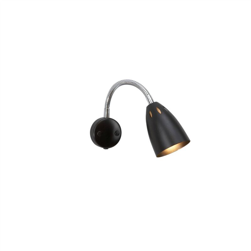 Smilla - Applique da interno a 1 luce Cromo nero, attacco E14 - Belid