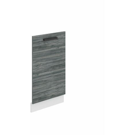 Belini Frontblende für Geschirrspüler PZ. Frontblende Geschirrspüler 45 cm Breite. Frontplatte für Spülmaschine mit Griff, Glamour Wood