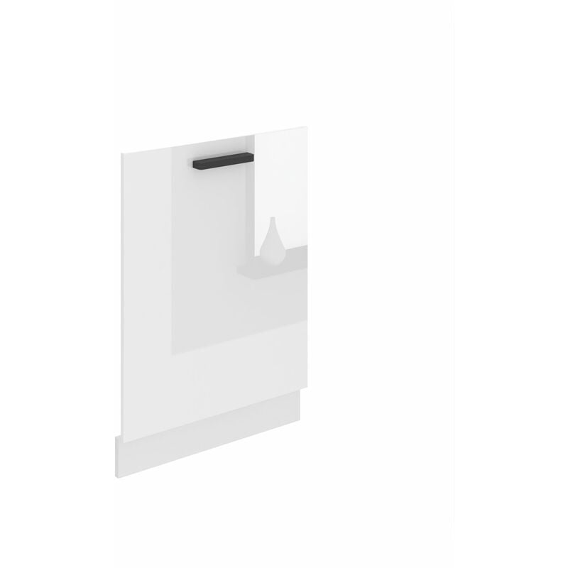 Belini - Habillage de Porte Lave Vaisselle Meuble Lave Vaiselle i Accessoire pour Lave-Vaisselle Cuisine 1,6 x 60 x 71,5 cm i Couleur: Blanc très