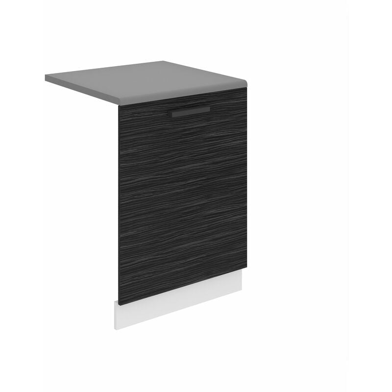 Habillage de Porte Lave Vaisselle Meuble Lave Vaiselle i Accessoire pour Lave-Vaisselle Cuisine 1,6 x 60 x 71,5 cm i Couleur: ébène Royal - Belini